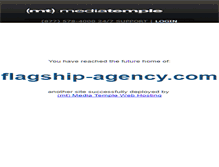 Tablet Screenshot of flagship-agency.com